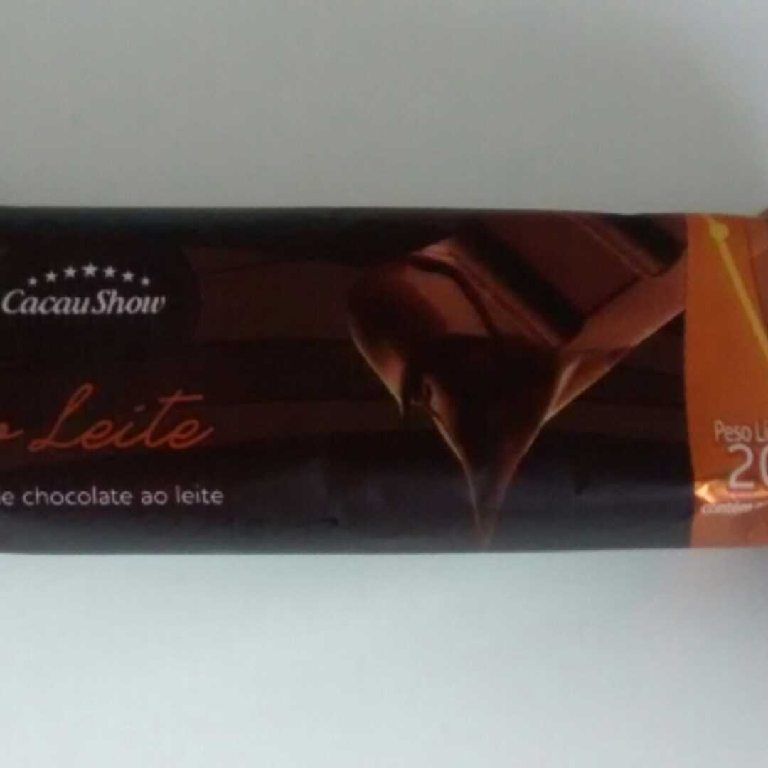 Cacau Show Tablete de Chocolate Ao Leite