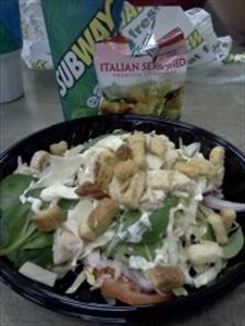 Subway Grilled Chicken & Baby Spinach Salad