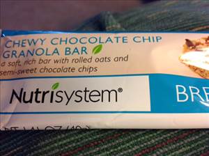 NutriSystem Chewy Chocolate Chip Granola Bar