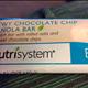 NutriSystem Chewy Chocolate Chip Granola Bar