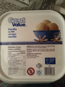 Great Value Vanilla Ice Milk
