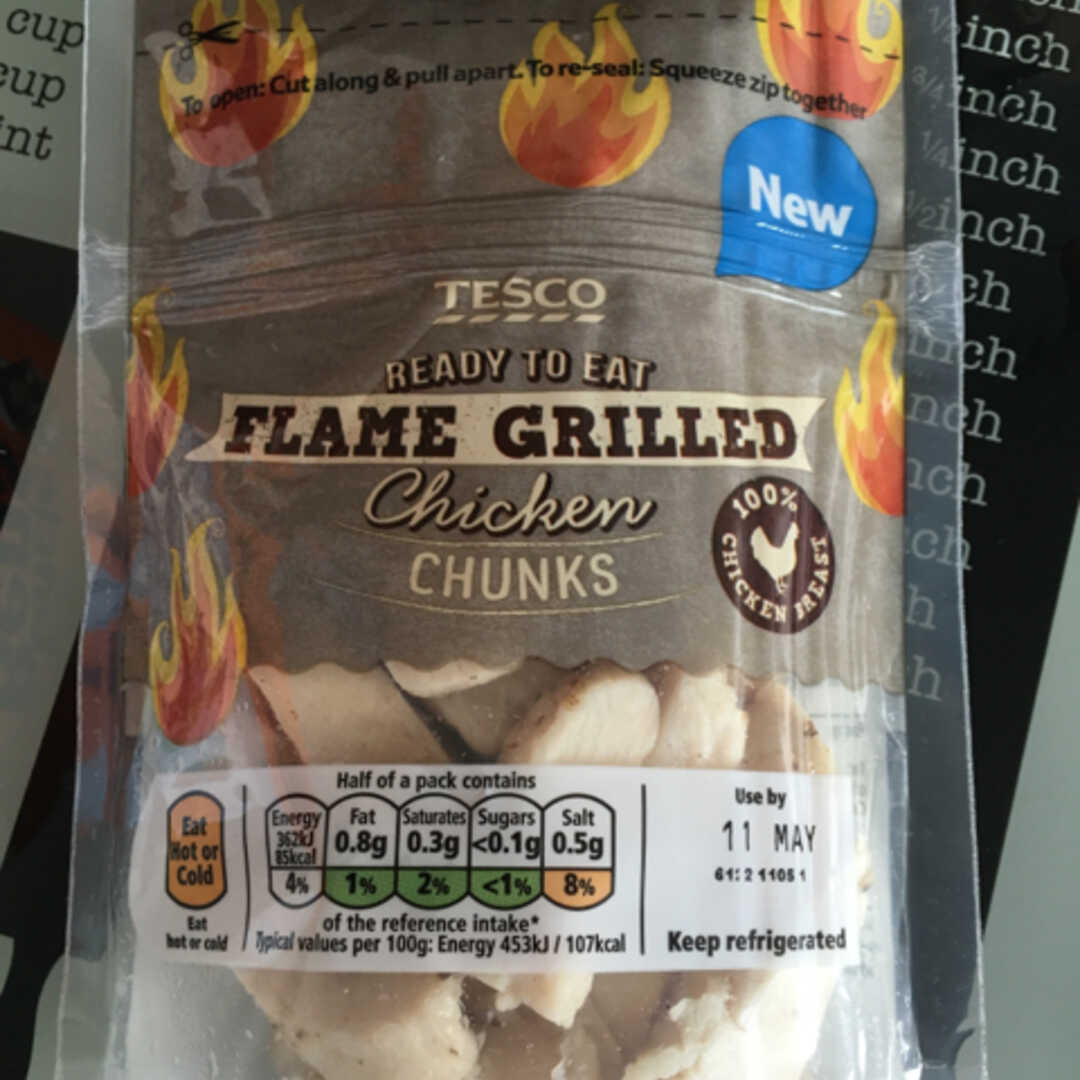 Tesco Ready to Eat Flame Grilled Chicken Chunky Breast Pieces