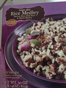 Trader Joe's Rice Medley (Brown Rice, Red Rice & Black Barley)