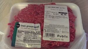 Publix Lean Ground Beef 93/7