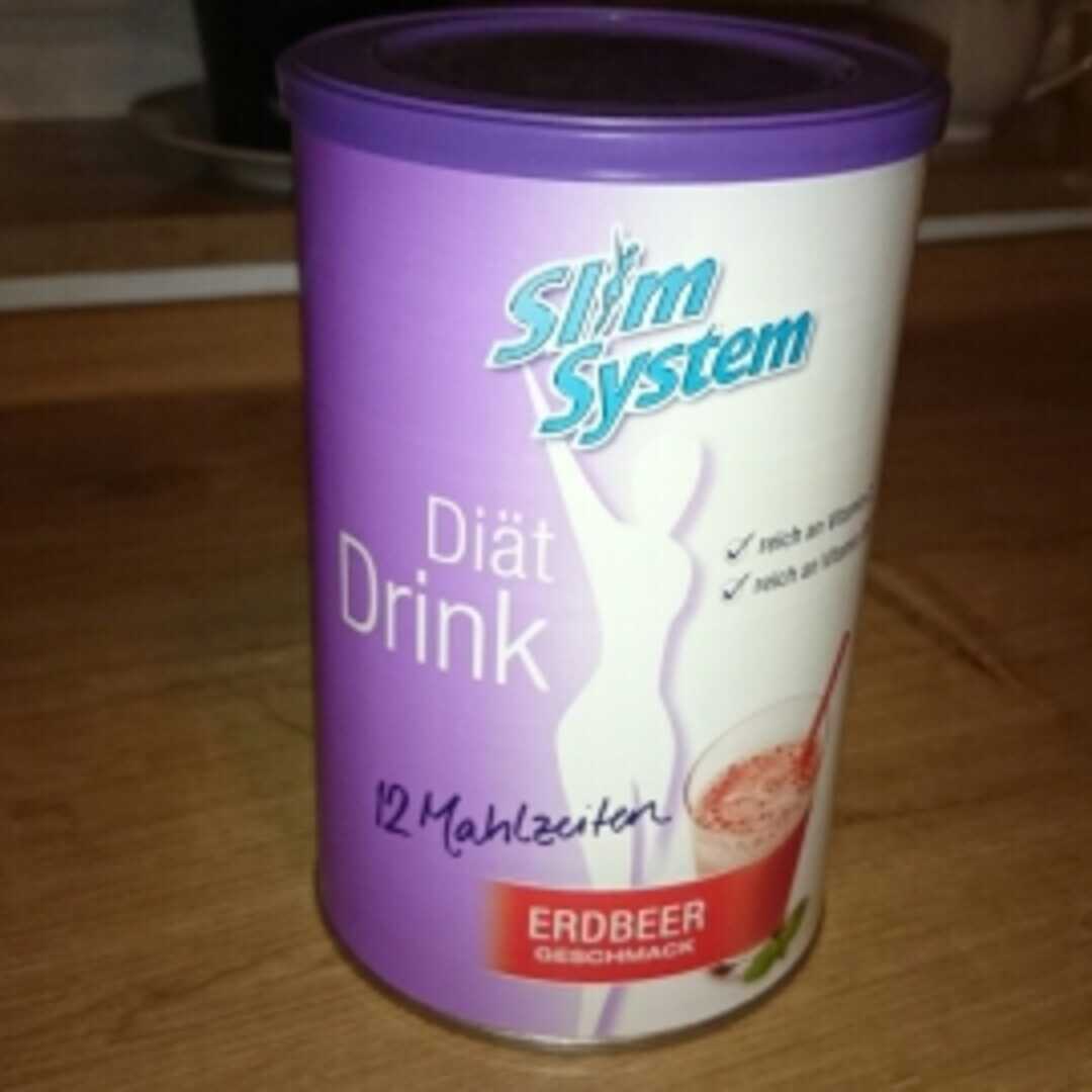 Slim System Diät Drink Erdbeere