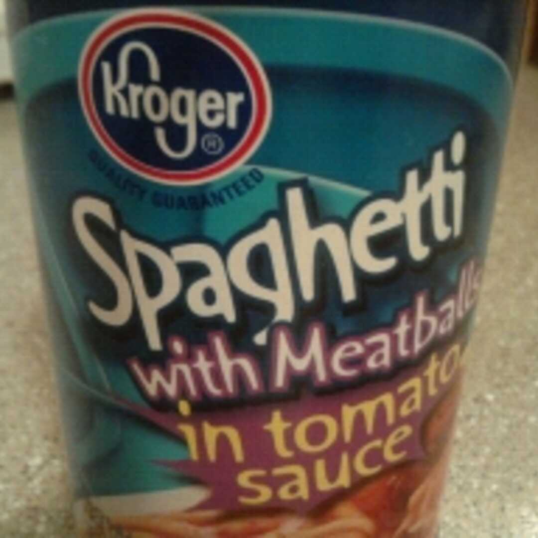 Kroger Spaghetti Rings with Meatballs in Tomato Sauce