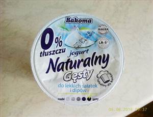 Bakoma Jogurt Naturalny Gęsty 0%