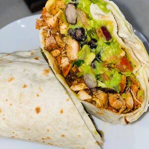 Burrito with Chicken and Beans