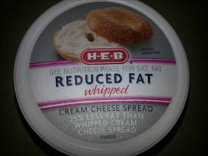HEB Reduced Fat Whipped Cream Cheese