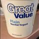 Great Value Fat Free Plain Nonfat Yogurt