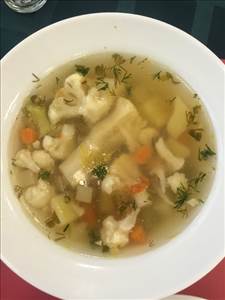 Вегетарианский Овощной Суп (Приготовлено с Водой)