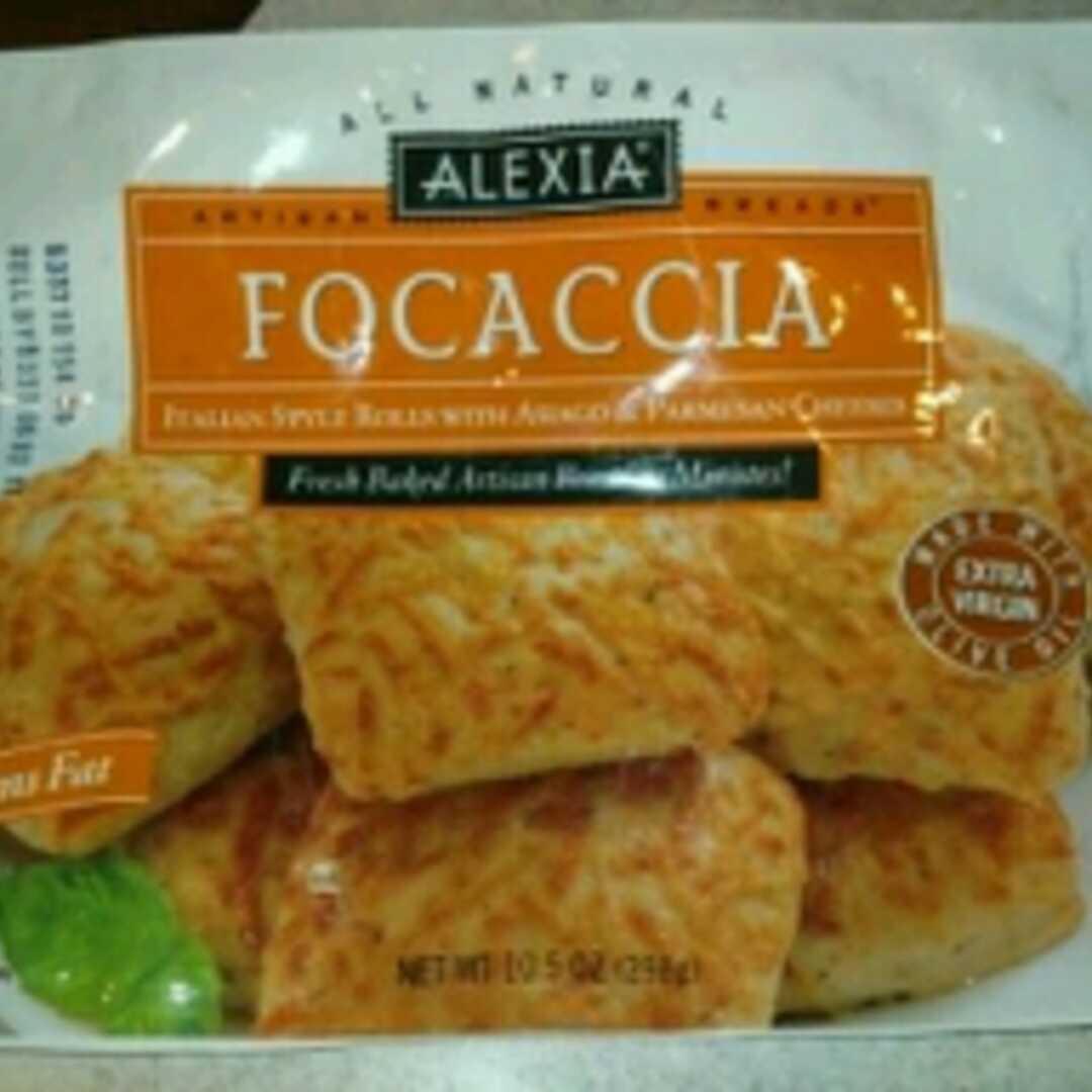 Alexia Focaccia - Italian Style Rolls with Asiago & Parmesan Cheeses