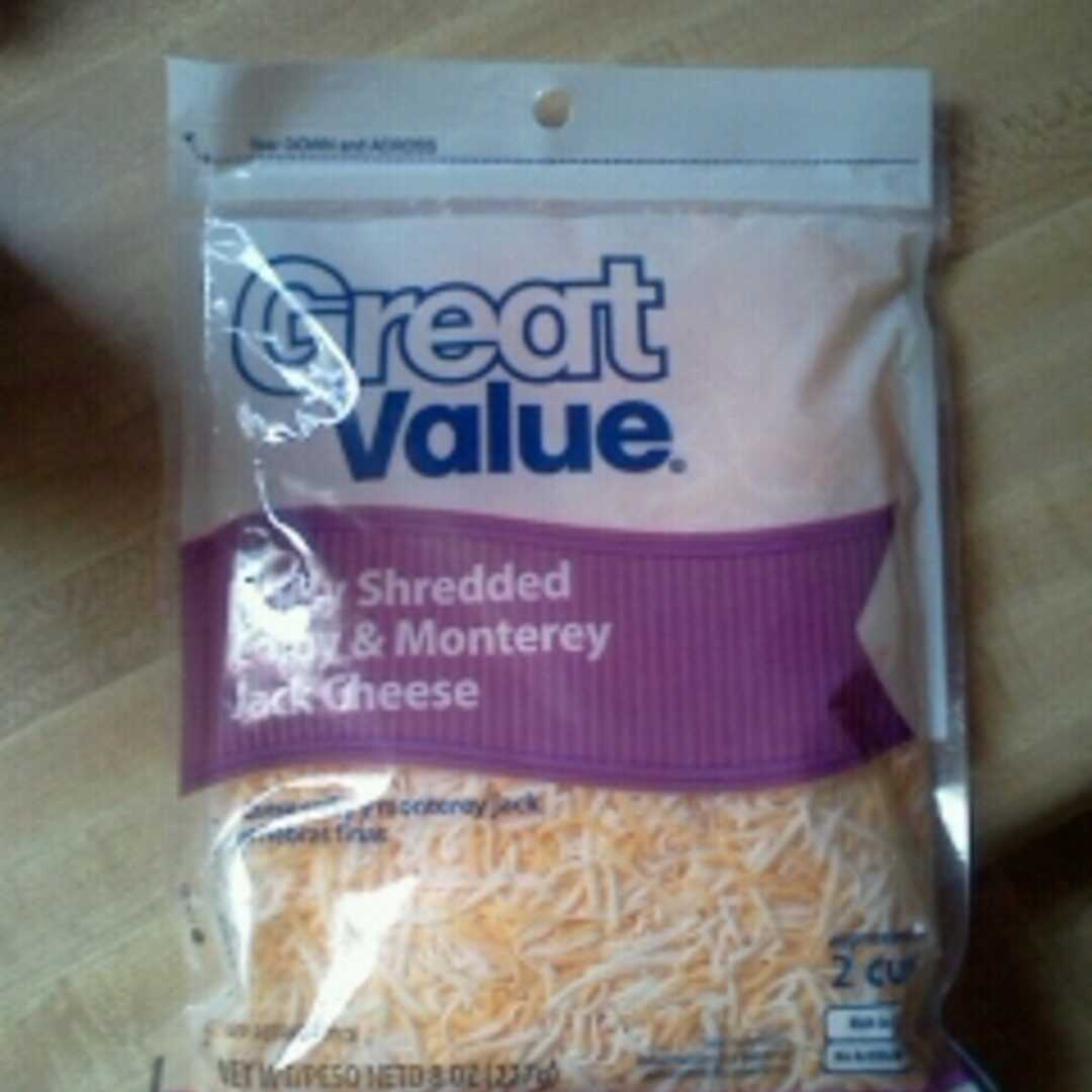 Great Value Fancy Colby & Monterey Jack Cheese Shredded