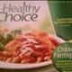 Healthy Choice Chicken Parmigiana, Fetuccini Pasta, Broccoli, & Caramel Apple Crisp