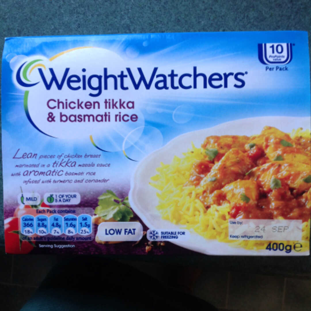 Weight Watchers Chicken Tikka Masala with Basmati Rice