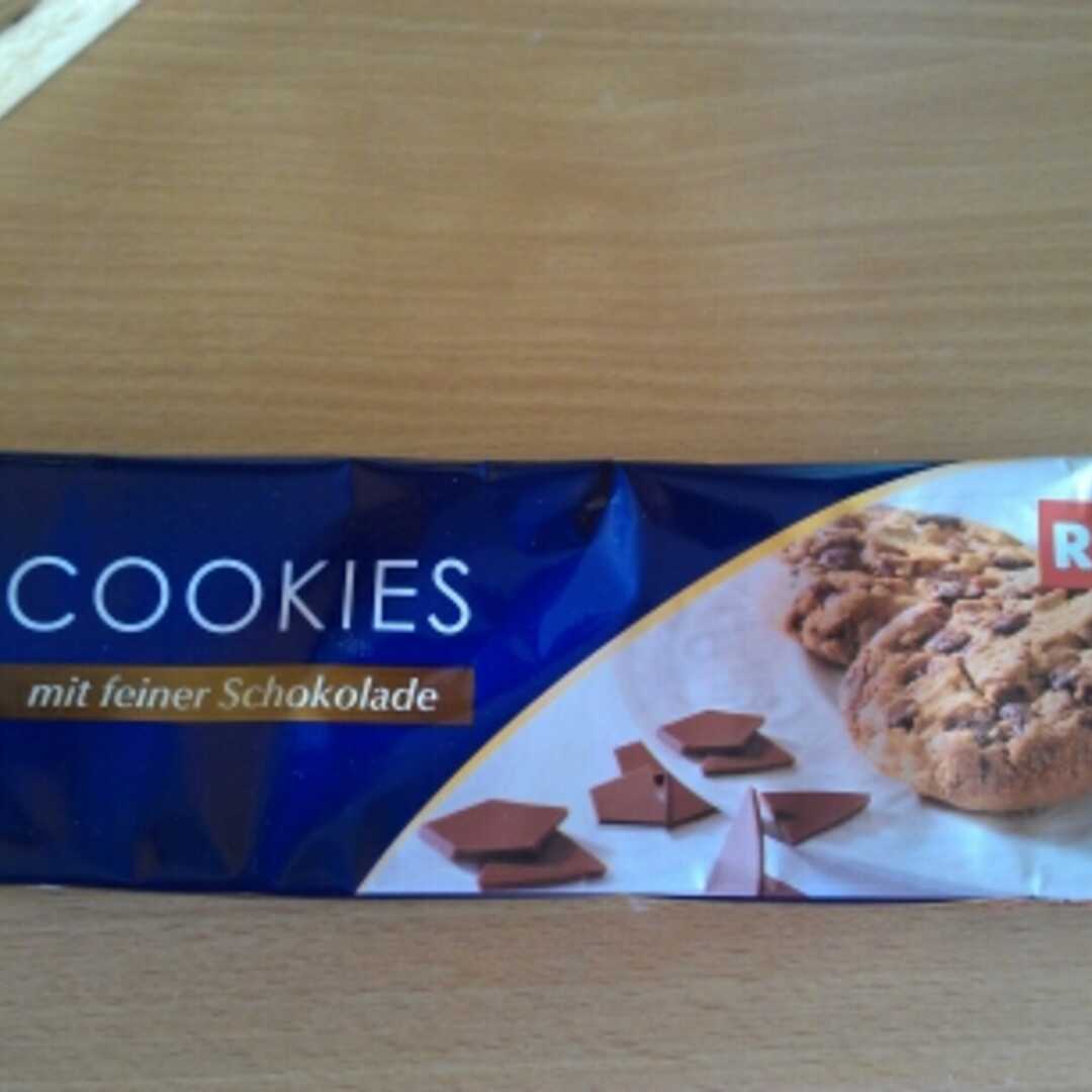 REWE Cookies mit Feiner Schokolade