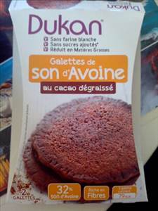 Régime Dukan Galette de Son d'avoine au Cacao Dégraissé