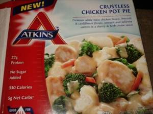 Atkins Frozen Crustless Chicken Pot Pie