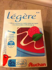 Auchan Crème Légère 5%