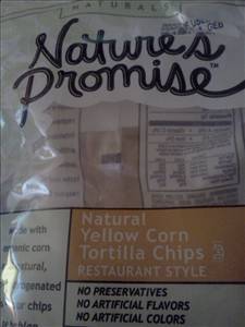 Nature's Promise Natural Yellow Corn Tortilla Chips