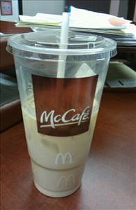 McDonald's Iced Coffee with Sugar Free Vanilla Syrup (Medium)