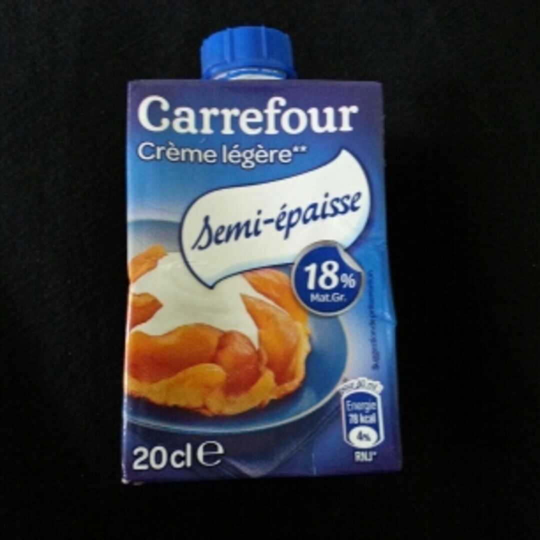 Carrefour Crème Légère Semi-Épaisse 18%