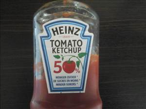 Heinz Ketchup 50% de Sucres en Moins