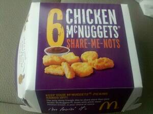 McDonald's 6 Piece Chicken McNuggets