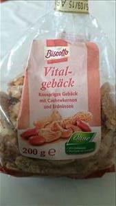 Biscotto Vitalgebäck mit Cashewkernen & Erdnüssen