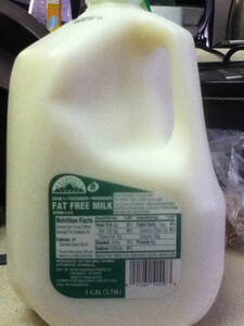 Skim or Nonfat Milk (Calcium Fortified)