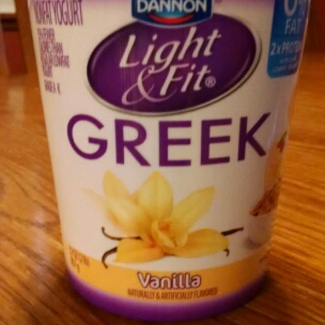Dannon Light & Fit Greek - Vanilla (Cup)
