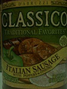 Classico Italian Sausage with Pepper & Onions Sauce