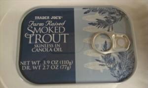 Trader Joe's Farm Raised Smoked Trout