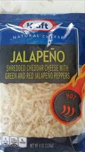 Kraft Natural Finely Shredded Cheddar Jack with Jalapeno Peppers Shredded Cheese