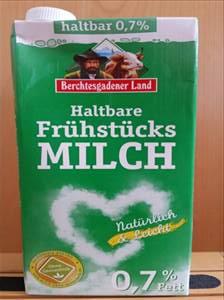 Berchtesgadener Land Haltbare Frühstücksmilch