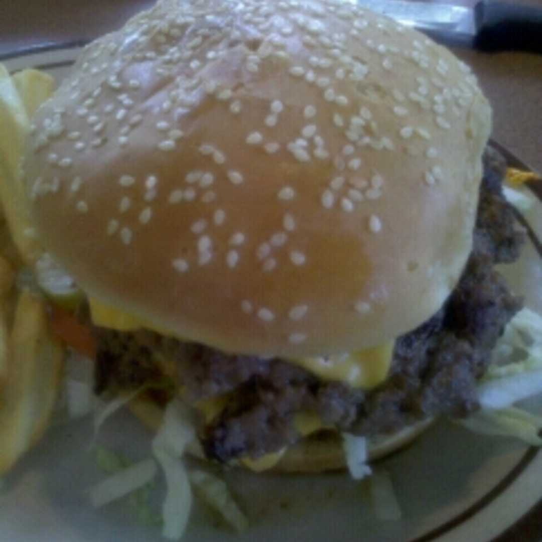 Denny's Double Cheeseburger