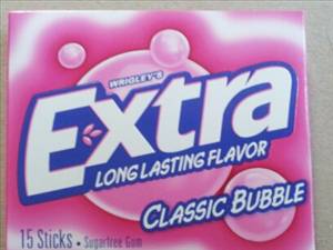 Wrigley Extra Classic Bubble Gum