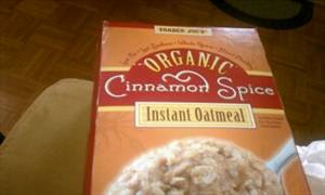 Trader Joe's Organic Cinnamon Spice Instant Oatmeal