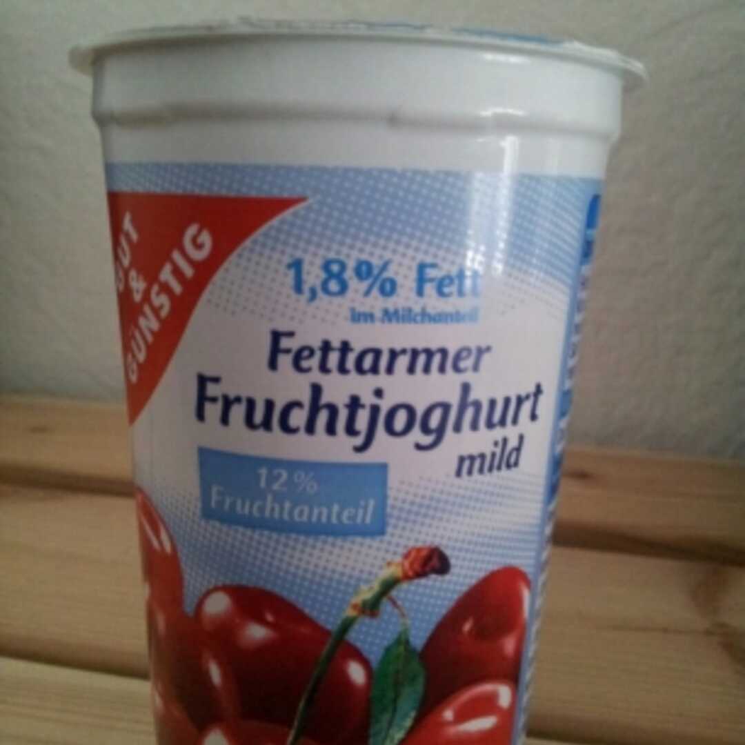 Fettarmer Fruchtsorten-Joghurt