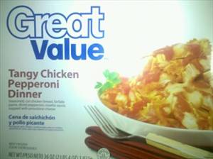 Great Value Tangy Chicken Pepperoni Dinner