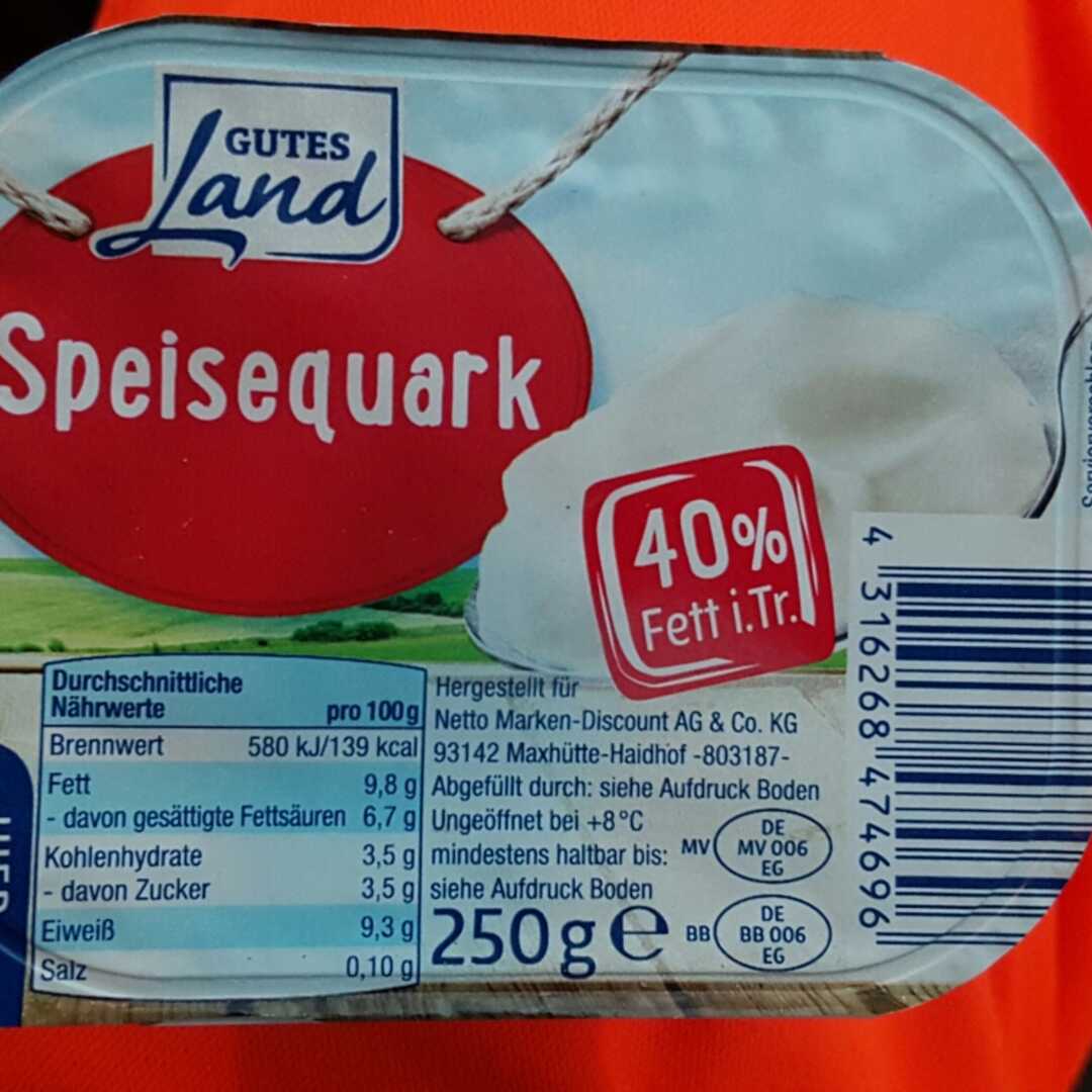 Gutes Land  Speisequark 40% Fett
