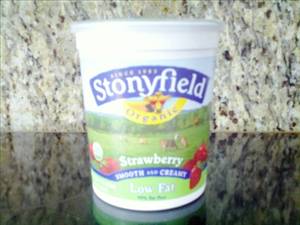 Stonyfield Farm Organic Lowfat Strawberry Yogurt