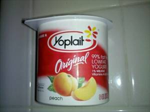 Yoplait Original 99% Fat Free Yogurt - Peach