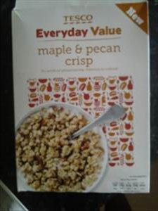Tesco Maple & Pecan Crisp