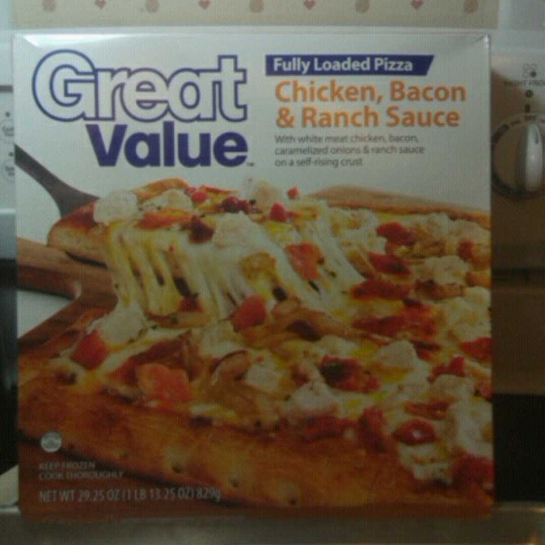 Great Value Chicken, Bacon & Ranch Sauce Rising Crust Pizza