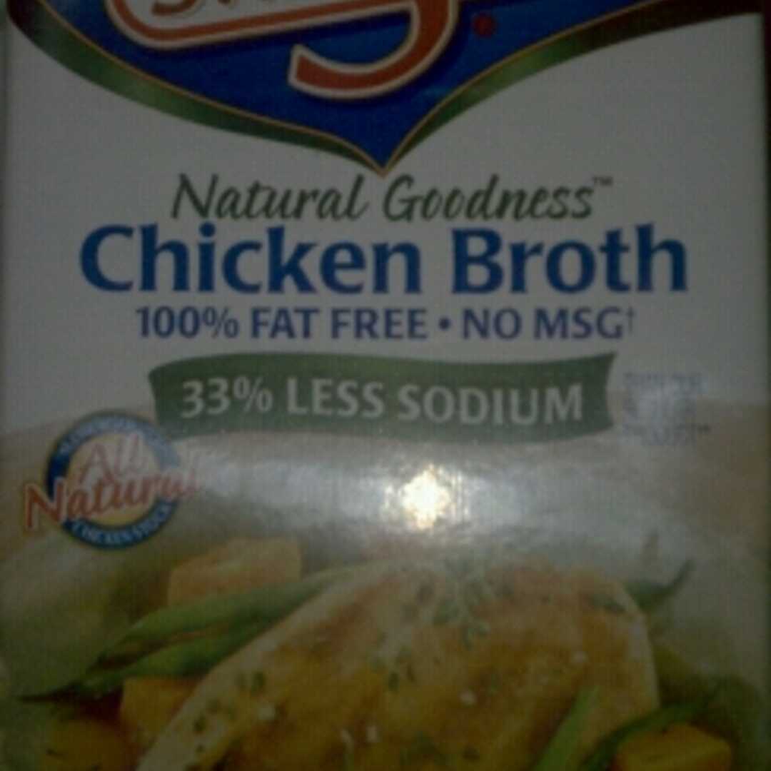 Swanson 100% Fat Free Chicken Broth (33% Less Sodium)