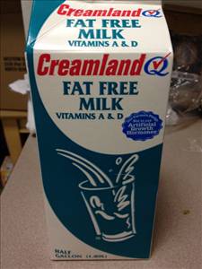Creamland Fat Free Skim Milk
