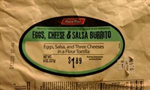 RaceTrac Egg, Cheese & Salsa Burrito