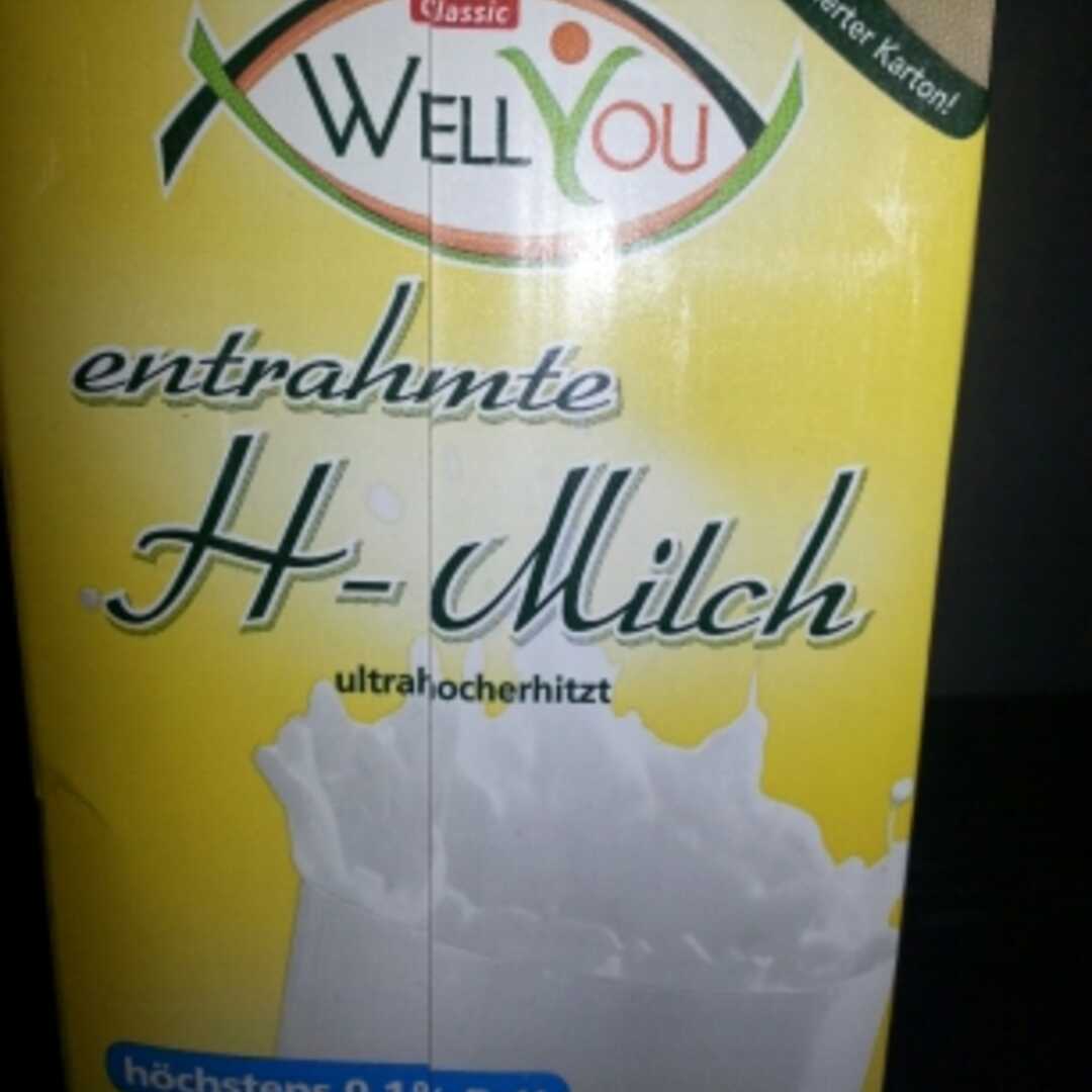 Well You Entrahmte H-Milch