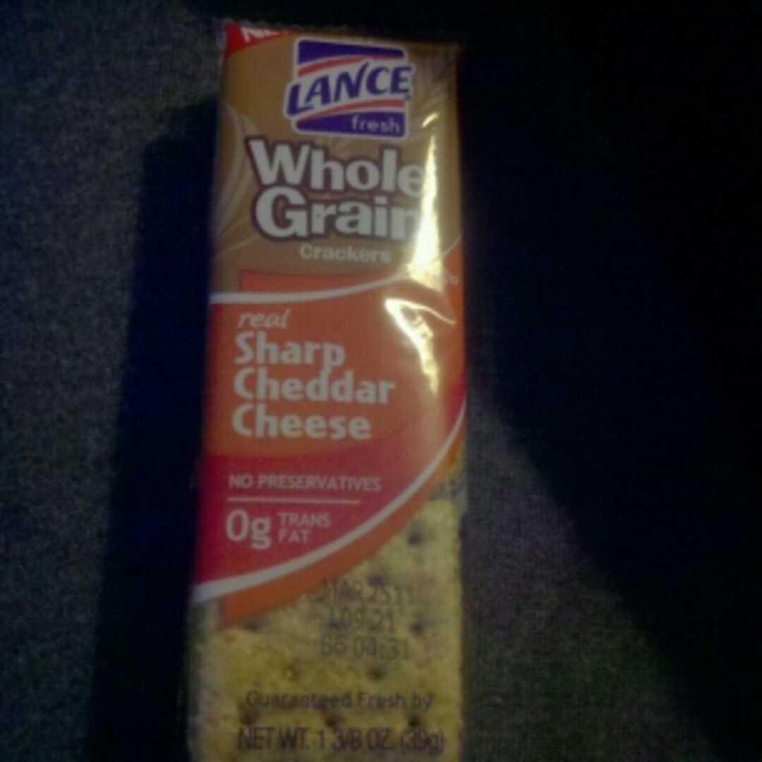 Lance Whole Grain Crackers with Sharp Cheddar Cheese